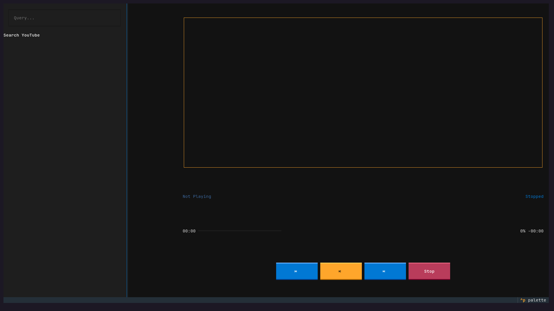 YTUI Music terminal interface